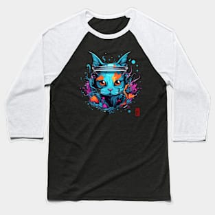 Cat bowl Baseball T-Shirt